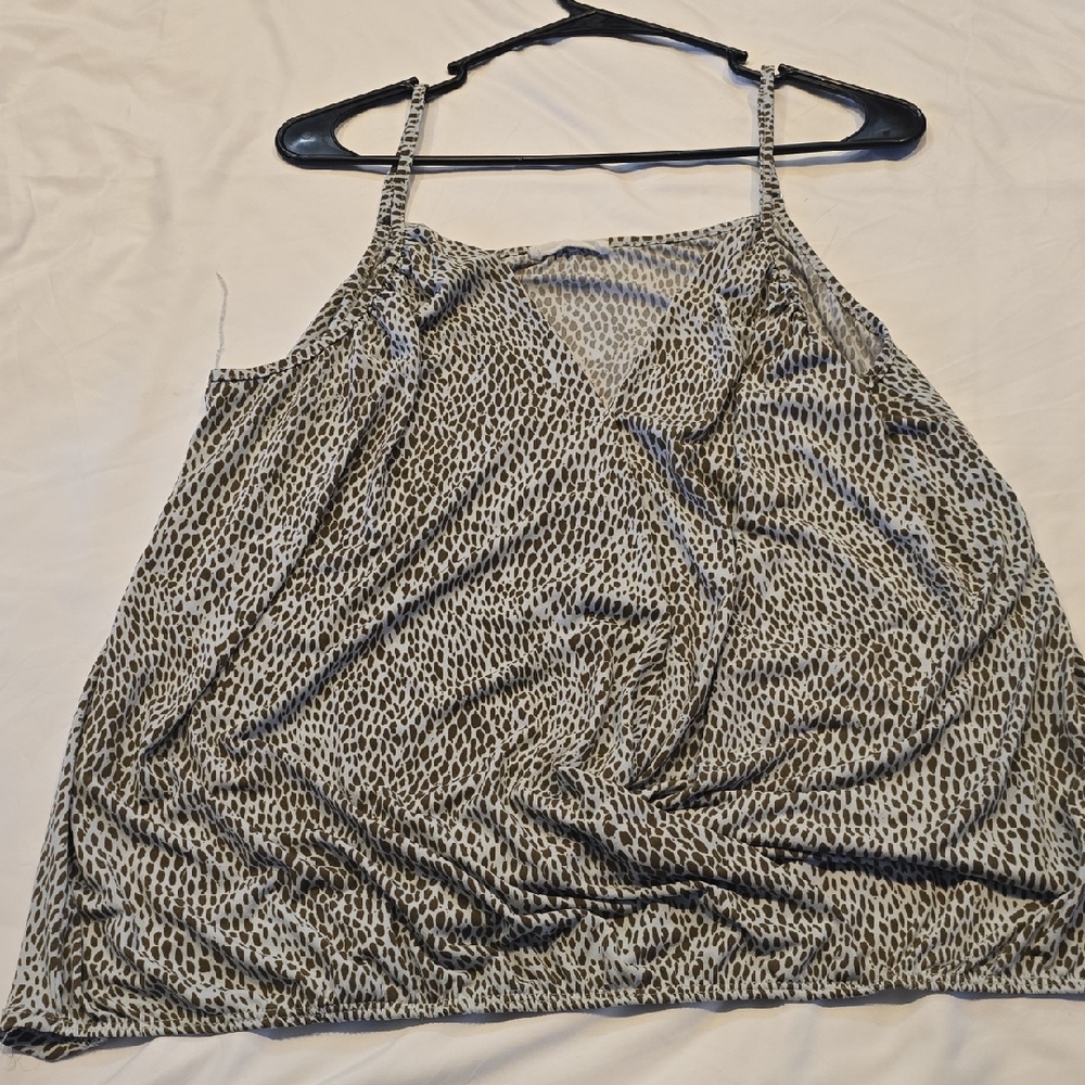 Chic Animal Print Camisole Top